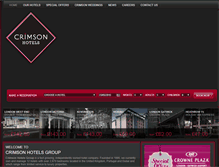 Tablet Screenshot of crimsonhotels.com